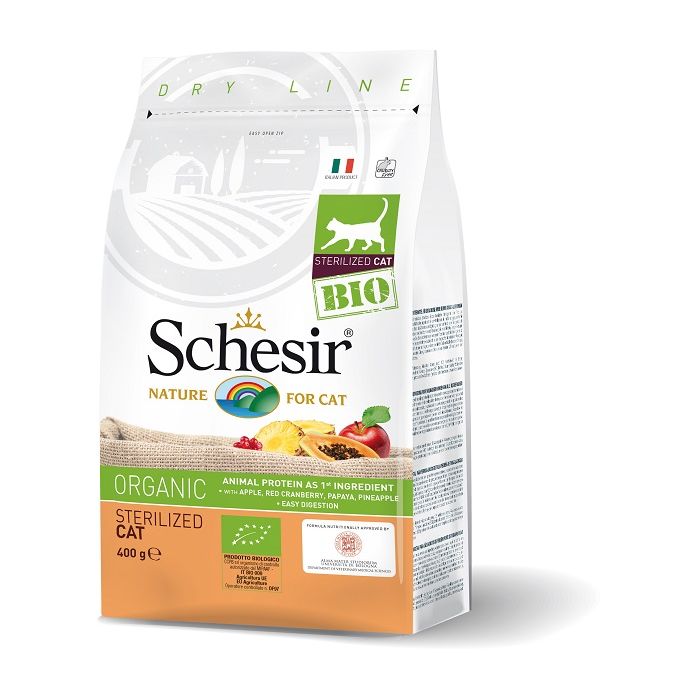 Schesir Bio Dry Organic Sterilized Cat 400g