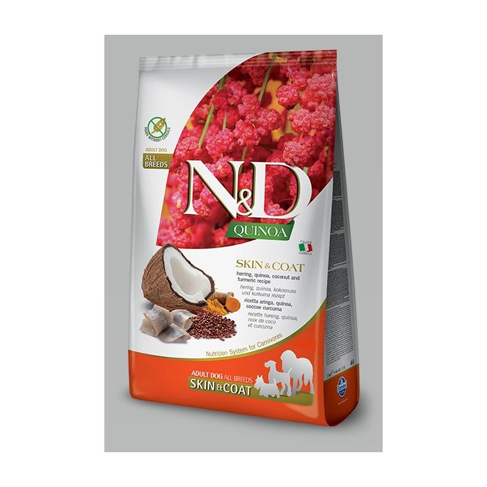 N&D Quinoa Skin&Coat Herring Coconut 800g