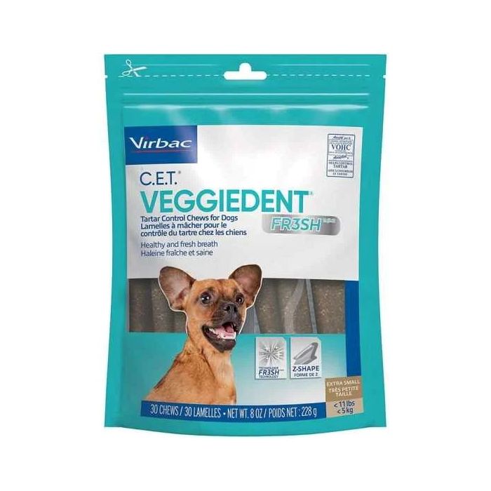 Virbac Veggiedent Fr3sh XS (<5kg) 120g 15 kom