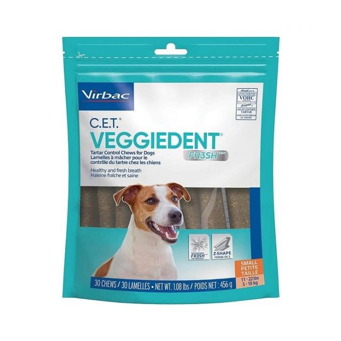 Virbac Veggiedent Fr3sh S (5-10kg) 224g 15 kom