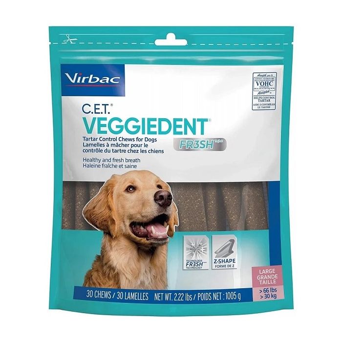 Virbac Veggiedent Fr3sh L (>30kg) 490g 15 kom