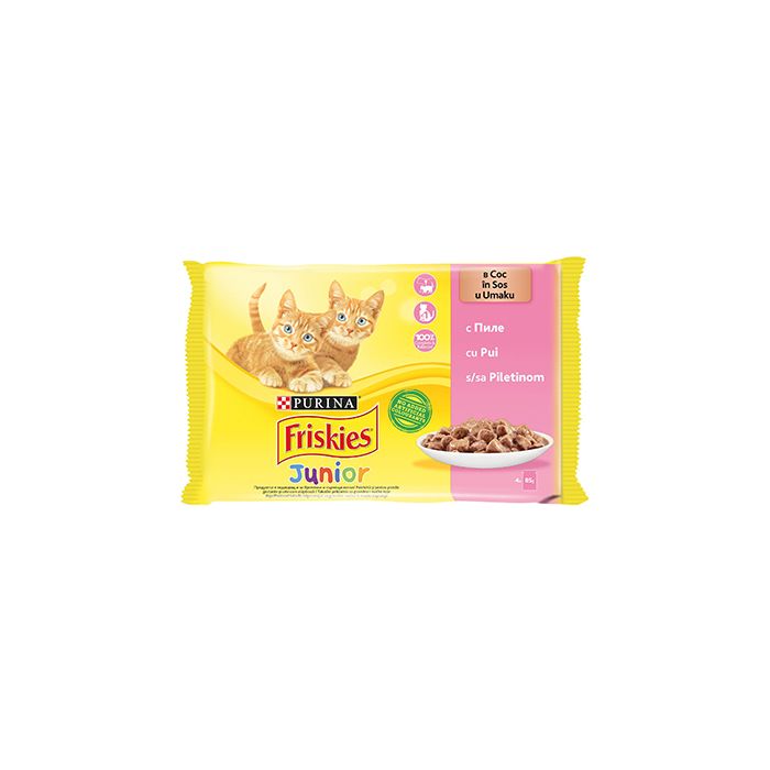 Friskies Cat Junior Piletina 4x85g