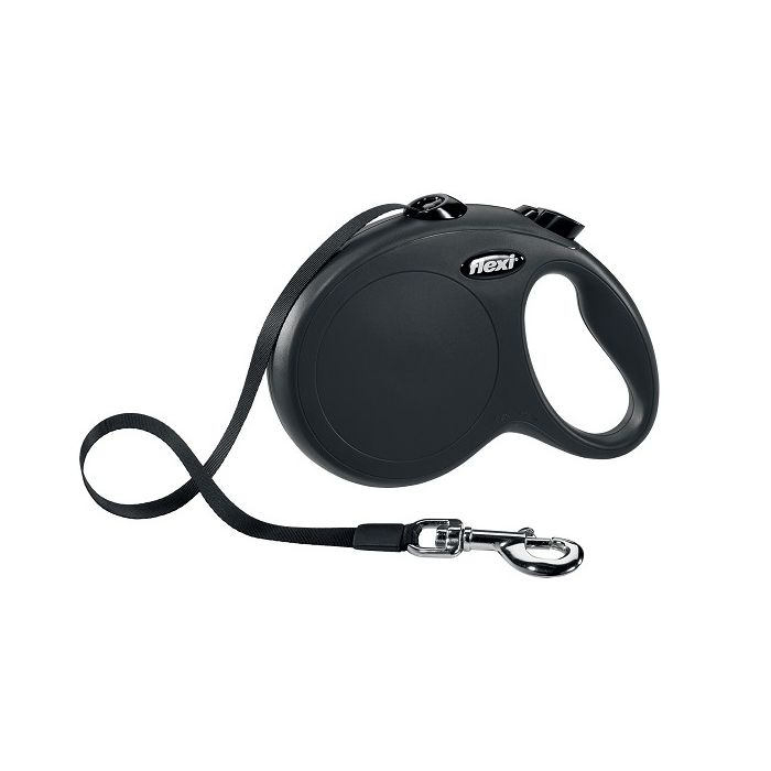 Flexi Povodac New Classic XS Traka Crni 3m