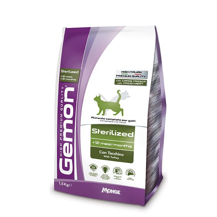 Monge Gemon Cat Sterilized Ćuretina 400g