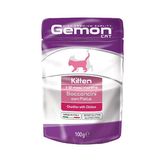 Monge Gemon Cat Kitten Kesica Piletina 100g