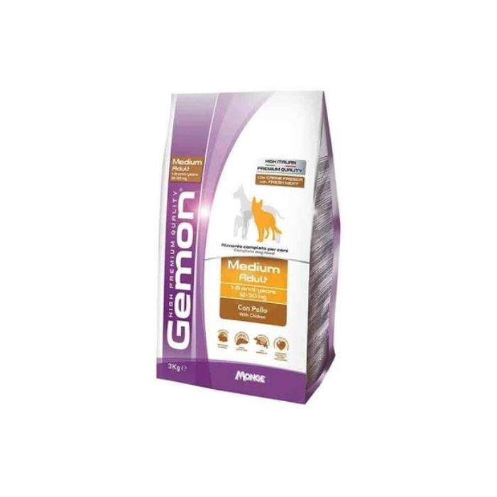 Monge Gemon Dog Adult Medium Piletina 3kg