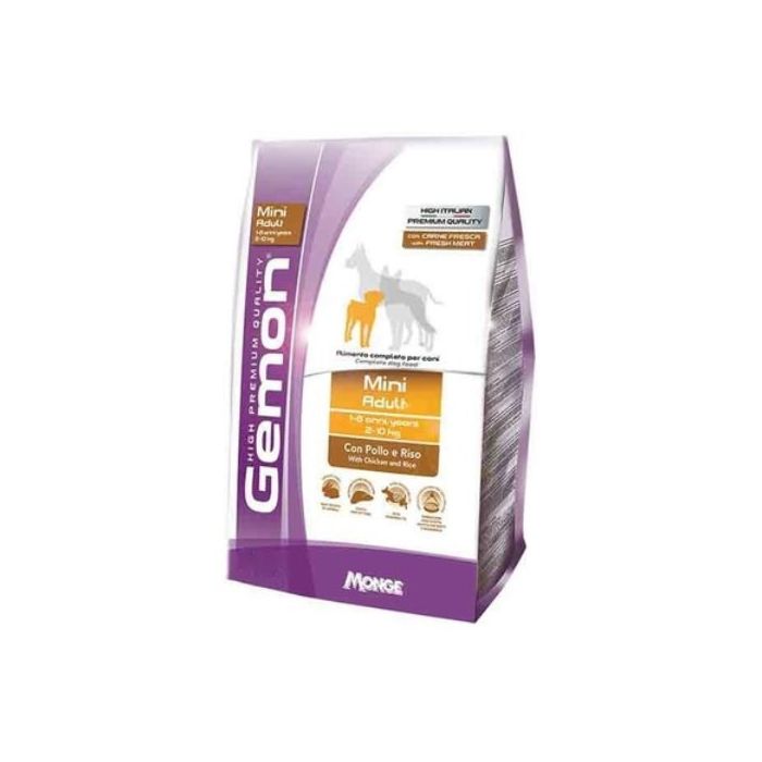 Monge Gemon Dog Adult Mini Piletina i Pirinač 3kg