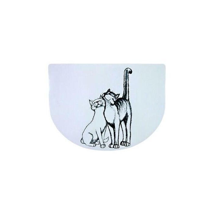 Trixie Plastični Podmetač Za Činije Pussy Cats 40x30cm