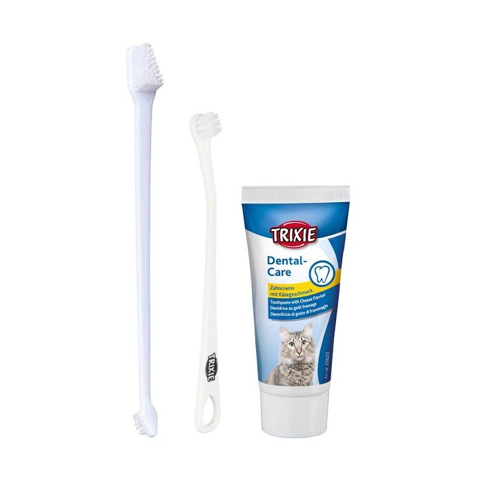 Trixie Set Četkica Za Zube + Pasta Sa Ukusom Sira 50g