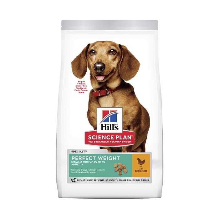 Hill's Perfect Weight Small & Mini Adult Piletina 1,5kg