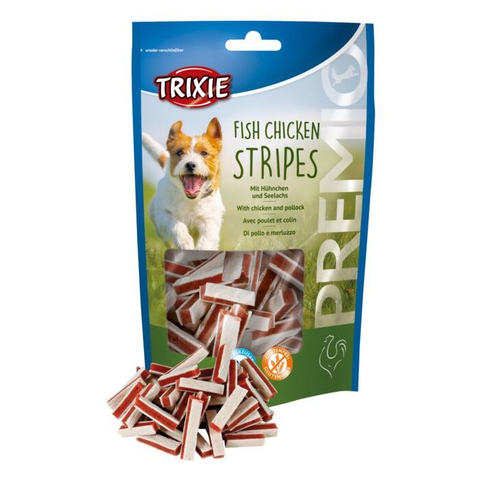 Trixie Premio Poslastica za Pse Stripes Piletina i Bakalar 75g