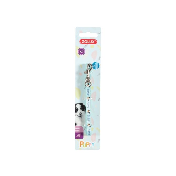 466736BLE Zolux Puppy Mascotte Povodac 8mm/1,2m Plavi