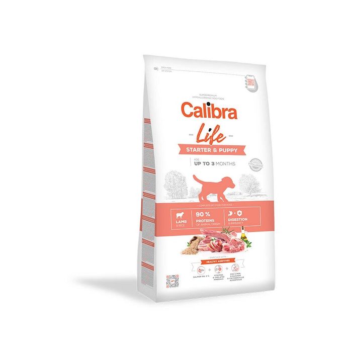 Calibra Dog Life Starter & Puppy Jagnjetina 2,5kg