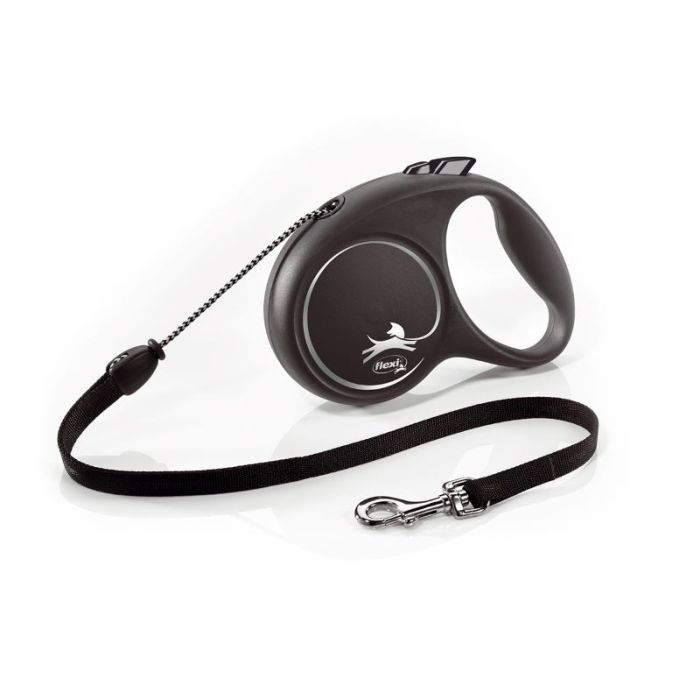 Flexi Povodac Black Design M Sajla Sivi 5m