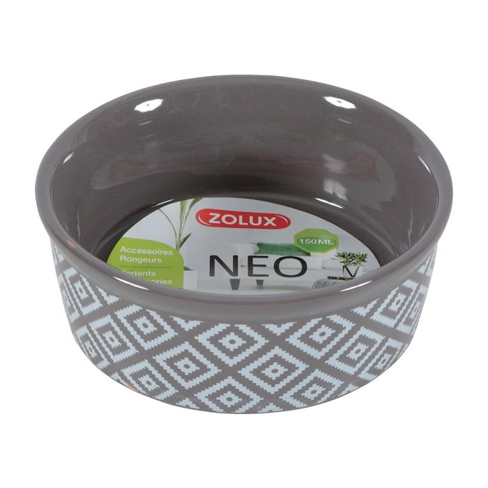 206681 Zolux Neo Kamena Činija Za Glodare Siva 150ml
