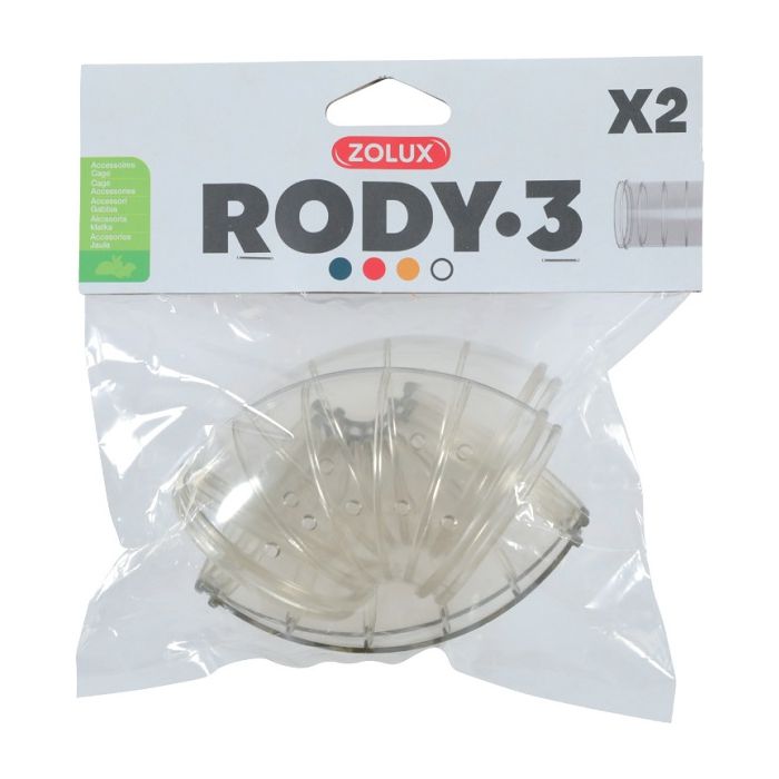 206026 Zolux Rody3 Ugaona Cev Za Kavez 2 kom. 55x100x55mm