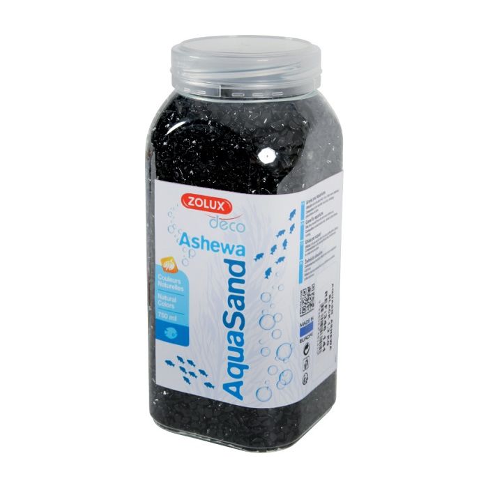 346141 Zolux Podloga Aquasand Ashewa Crna 750ml