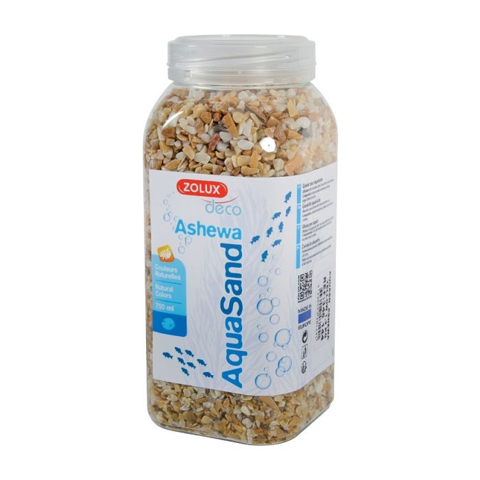 346144 Zolux Podloga Aquasand Ashewa Žuta 750ml