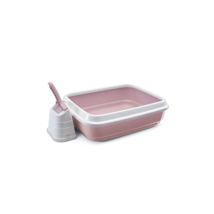 Imac Duo Toalet i Lopatica Za Posip Belo / Roze 59x40x28cm