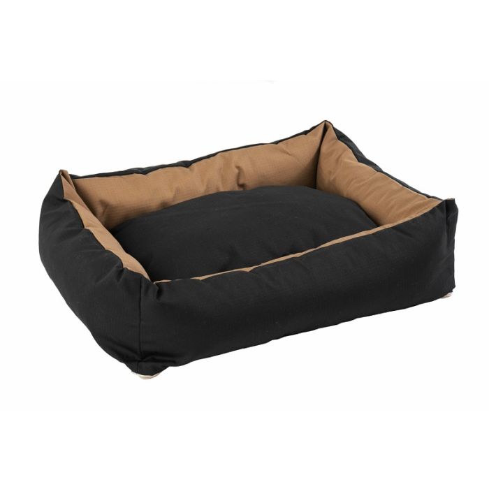Pet Line Krevet za Pse sa Jastukom Crni - Svetlo Braon - Crni 105x80cm