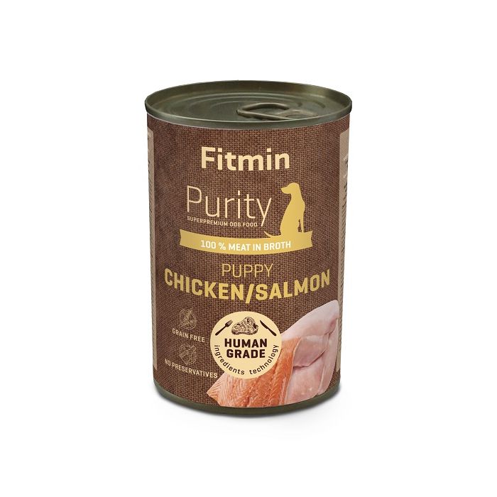 Fitmin Dog Purity Konzerva Puppy Losos i Piletina 400g