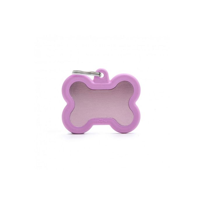 MyFamily Hushtag Privezak Za Graviranje Aluminijum Pink Koska Gumirana