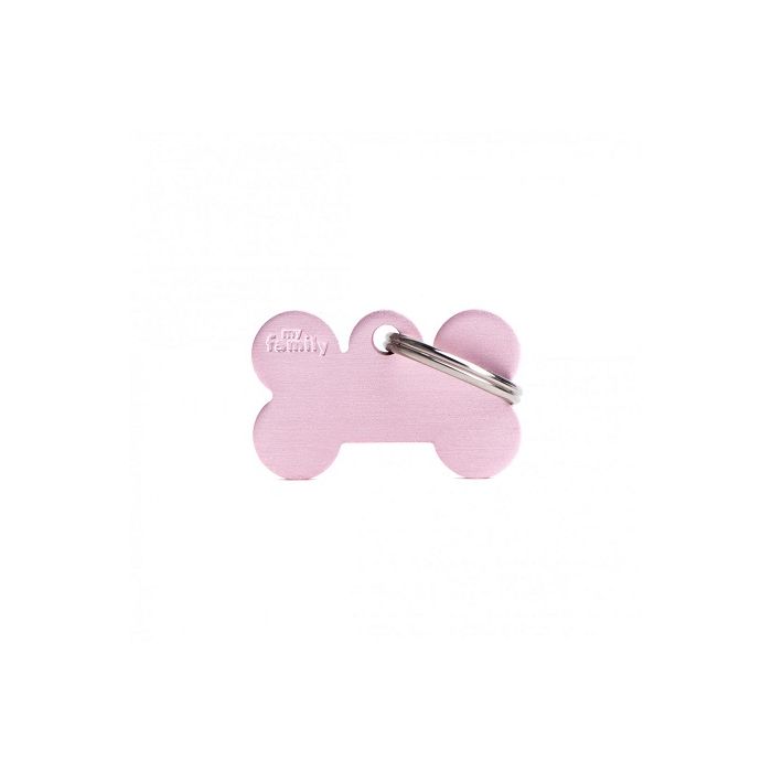 MyFamily Basic Privezak Za Graviranje Mala Pink Koska Aluminijum
