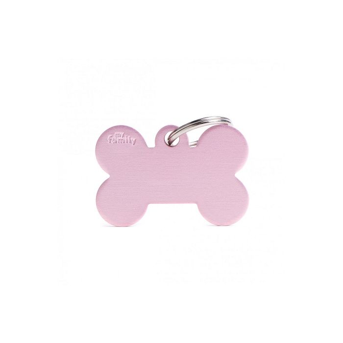 MyFamily Basic Privezak Za Graviranje Velika Pink Koska Aluminijum