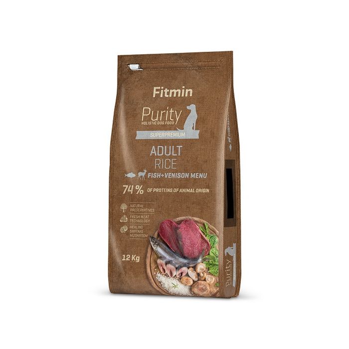 Fitmin Dog Purity Adult Riba & Divljač sa Pirinčem 12kg