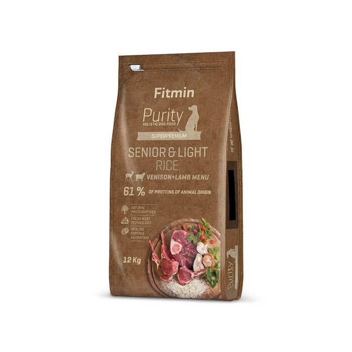 Fitmin Dog Purity Senior & Light Divljač i Jagnjetina sa Pirinčem 12kg
