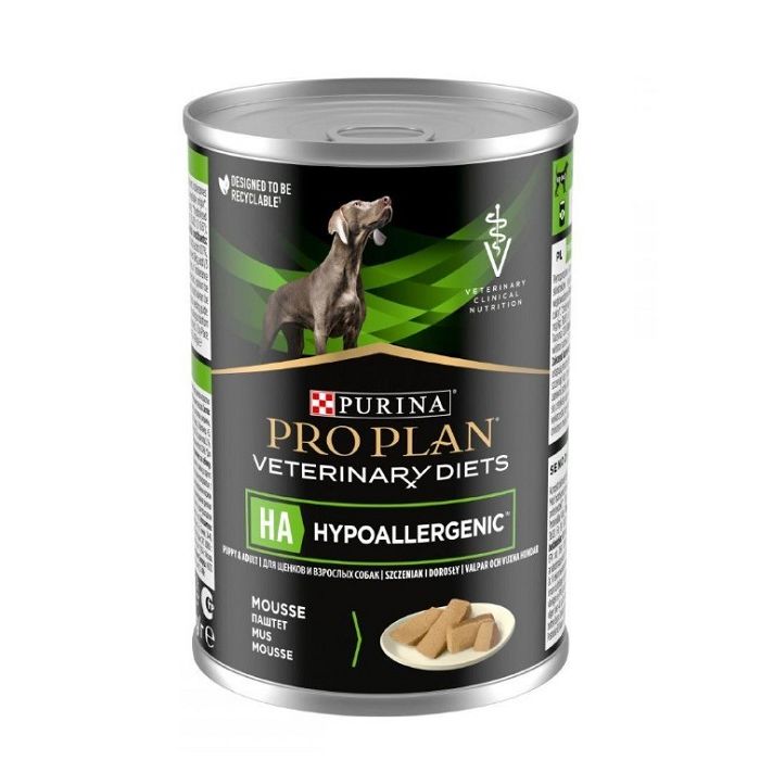Pro Plan Veterinary Diets Dog HA Hypoallergenic Konzerva 400g