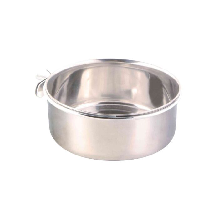 Trixie Posuda za Ptice od Nerđajućeg Čelika sa Šrafom 900ml / R14cm