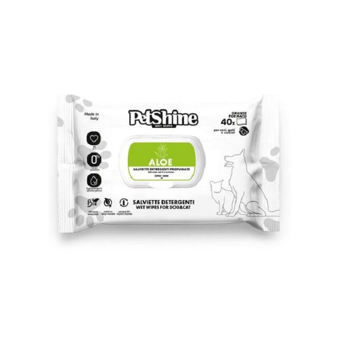 Petshine Aloe Vlažne Maramice 40 kom.