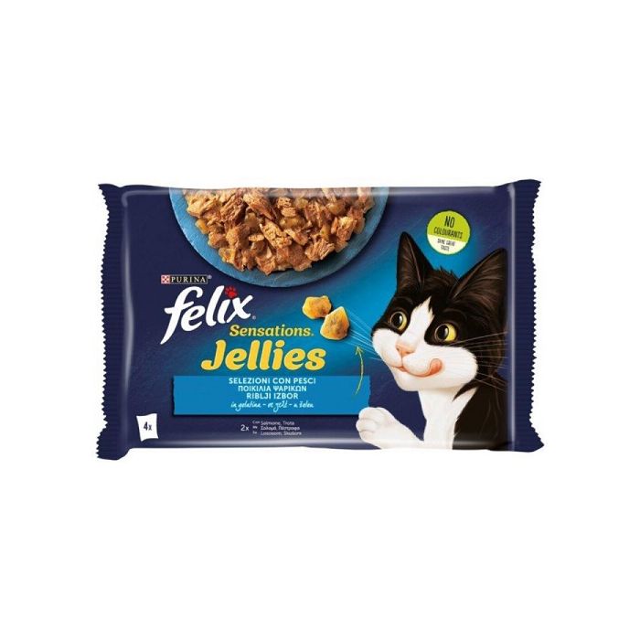 Felix Sensation Losos i Pastrmka u Želeu 4x85g