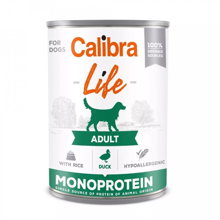 Calibra Dog Life Adult Pačetina sa Pirinčem Konzerva 400g