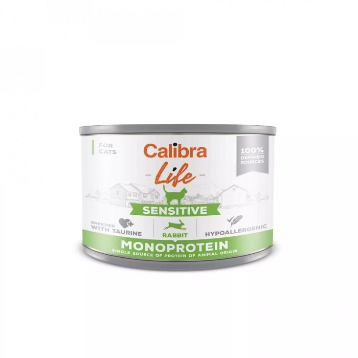 Calibra Cat Life Sensitive Zečetina Konzerva 200g