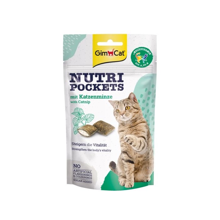 GimCat Nutri Pockets Mačja Trava i Multivitamin 60g
