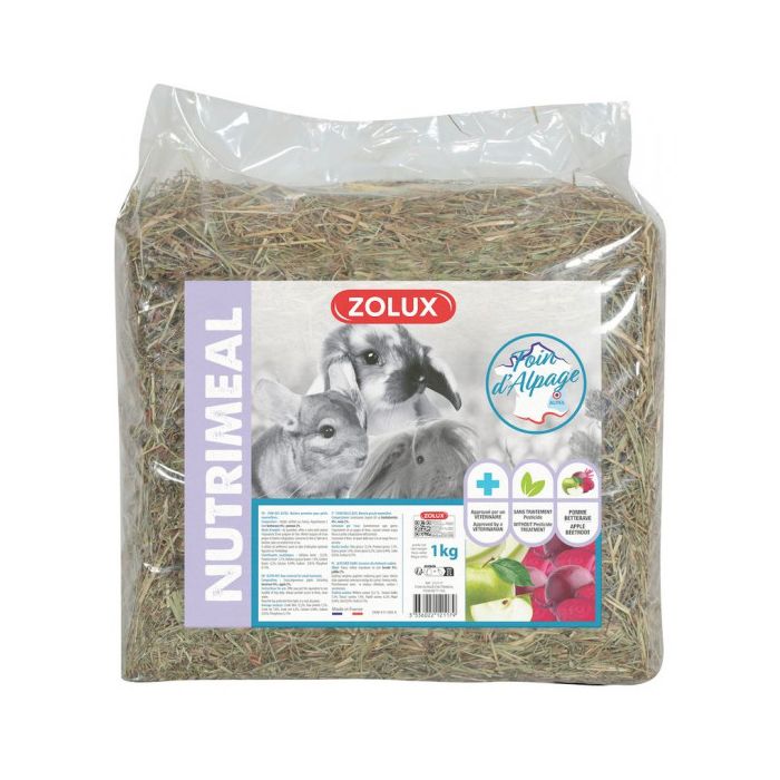 212117 Zolux Nutrimeal Seno Alpine Jabuka / Cvekla 1kg