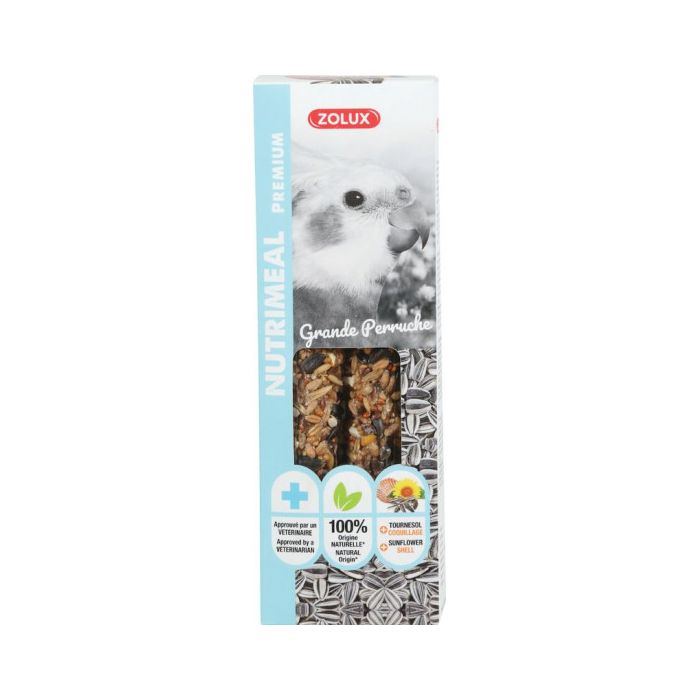 137129 Zolux Nutrimeal Štapići Suncokreta za Papagaje 110g