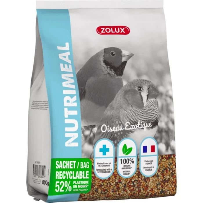 139084 Zolux Nutrimeal Hrana za Egzote 800g