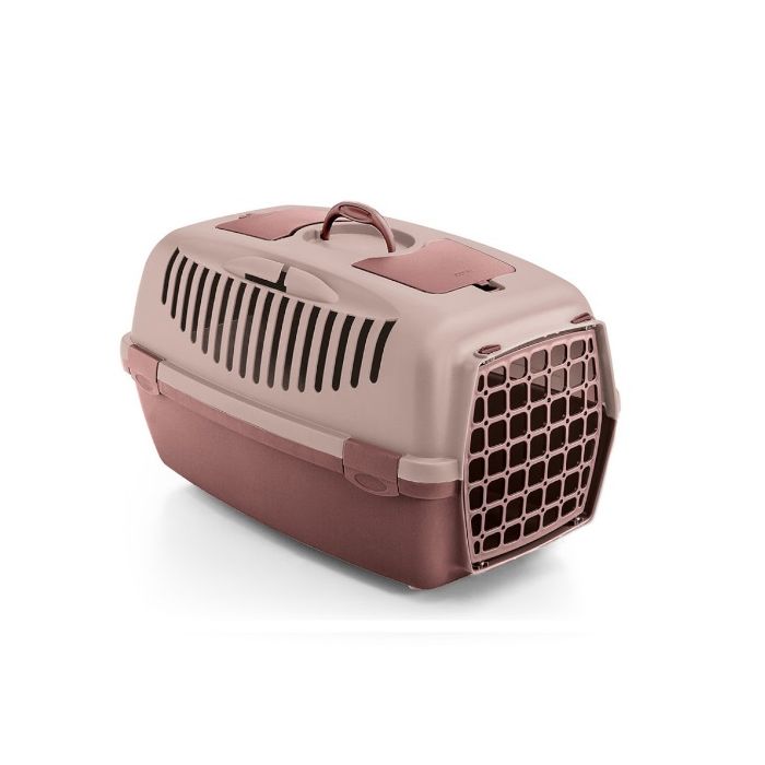 422093ROS Zolux Gulliver 2 Transporter Braon / Roze 55x36x35cm