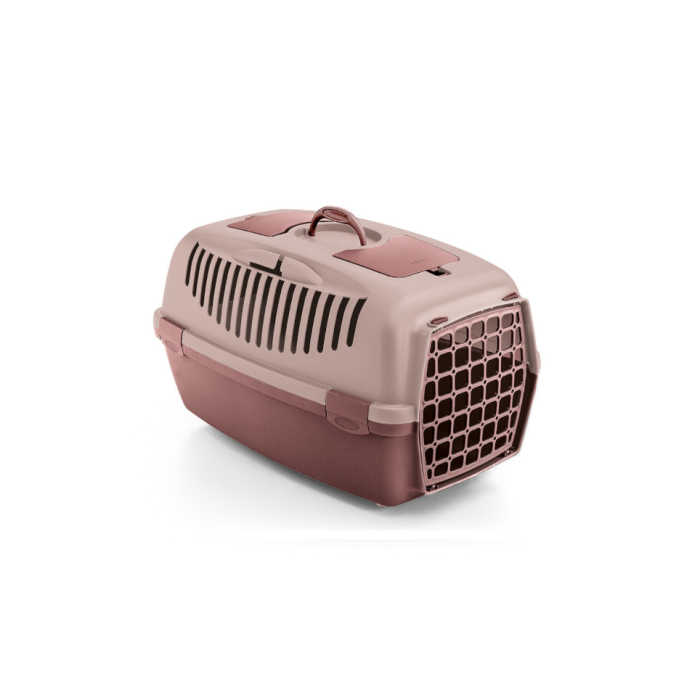 422093ROS Zolux Gulliver 2 Transporter Braon / Roze 55x36x35cm