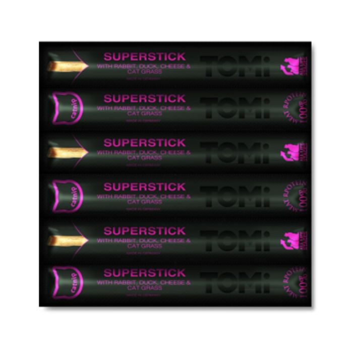 Tomi Cat Sticks Poslastica Zečetina, Pačetina, Sir 6 kom.