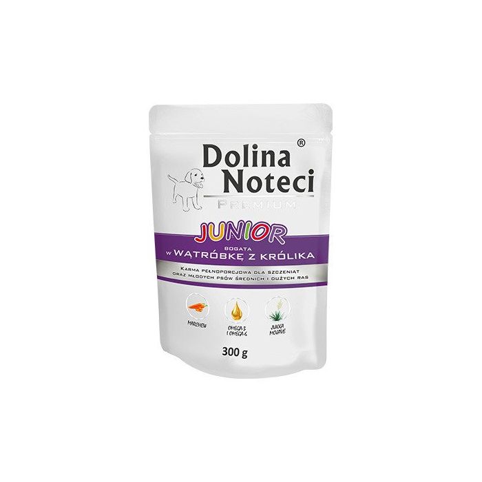 Dolina Noteci Premium Dog Junior Srednje i Velike Rase Zečja Džigerica 300g