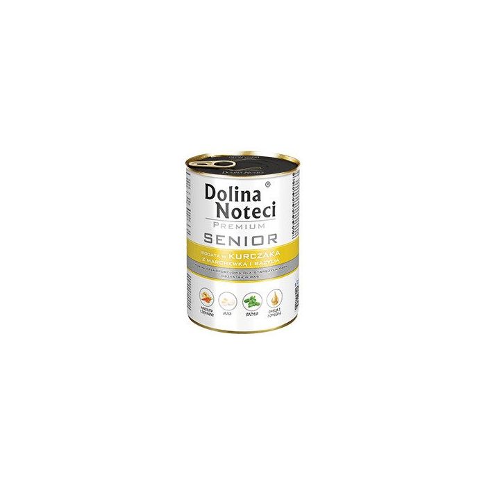 Dolina Noteci Premium Dog Senior Piletina, Šargarepa i Bosiljak 400g