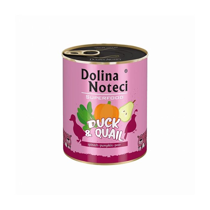 Dolina Noteci Superfood Dog Adult Pačetina i Prepelica 800g