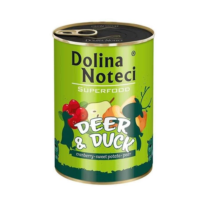 Dolina Noteci Superfood Dog Adult Srnetina i Pačetina 400g