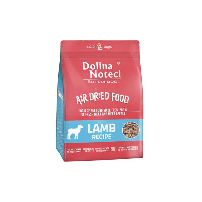 Dolina Noteci Superfood Dog Adult Sušena Jagnjetina 1kg