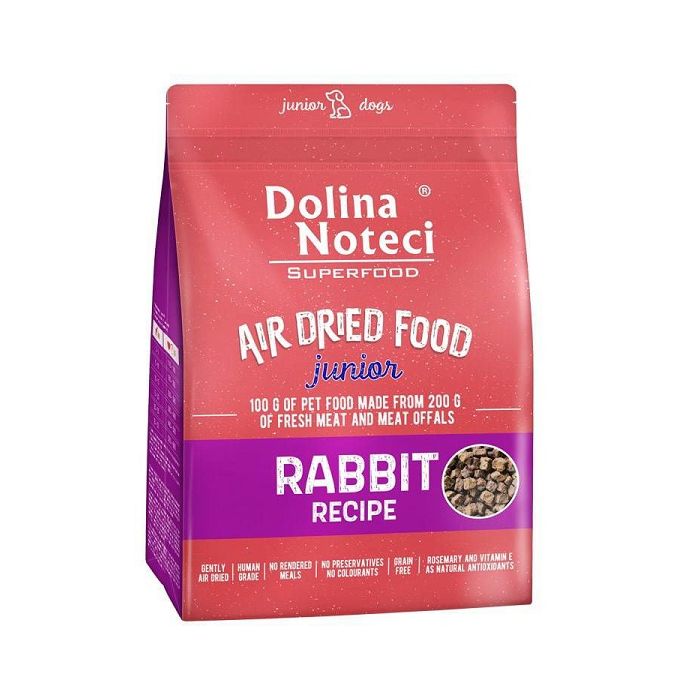 Dolina Noteci Superfood Dog Junior Sušena Zečetina (bez dodate piletine) 1kg