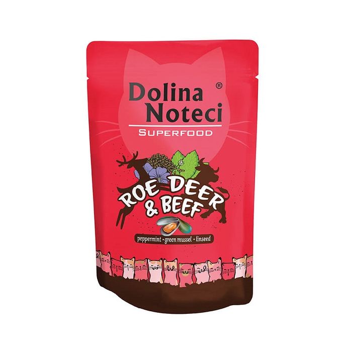 Dolina Noteci Superfood Cat Adult Srnetina i Govedina 85g